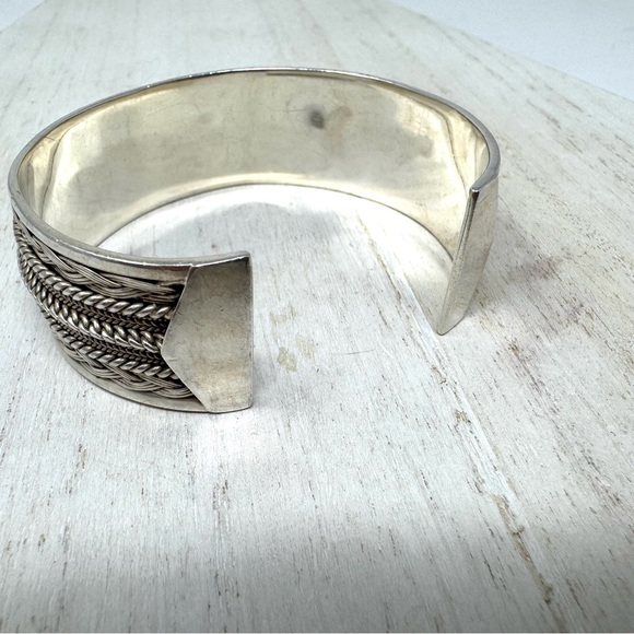 Sterling silver cuff bracelet, 36.2, NWOT - Picture 6 of 13